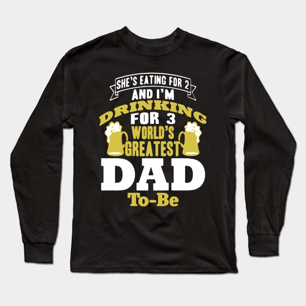 World Greatest Dad Long Sleeve T-Shirt by babettenoella